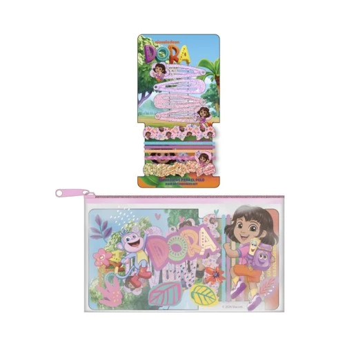 Dora istražuje set aksesoara za kosu sa torbicom