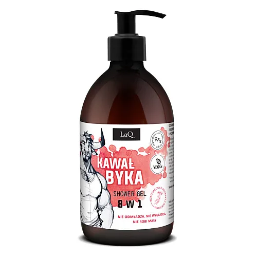 LaQ Kawał Byka osvežavajući šampon 8 u 1 za muškarce 500 ml