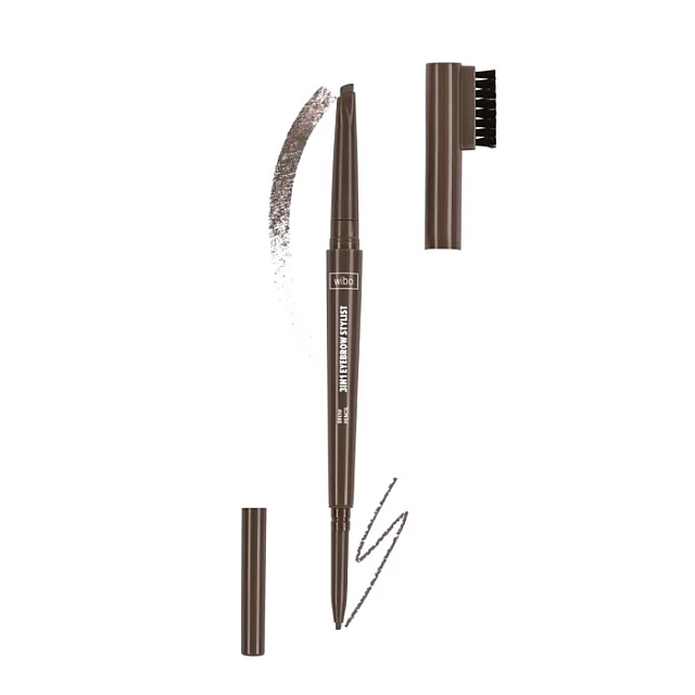 Olovka za obrve 3u1 WIBO Eyebrow Stylist No. 1| Kozmo 