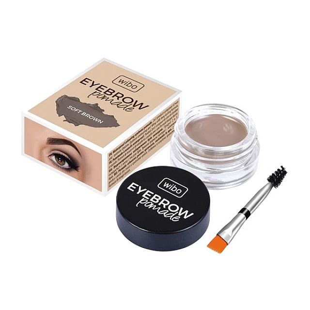 Pomada za obrve + četkica za oblikovanje WIBO Eyebrow Pomade meka braon| Kozmo Pomada za obrve + četkica za oblikovanje WIBO Eyebrow Pomade meka braon| Kozmo