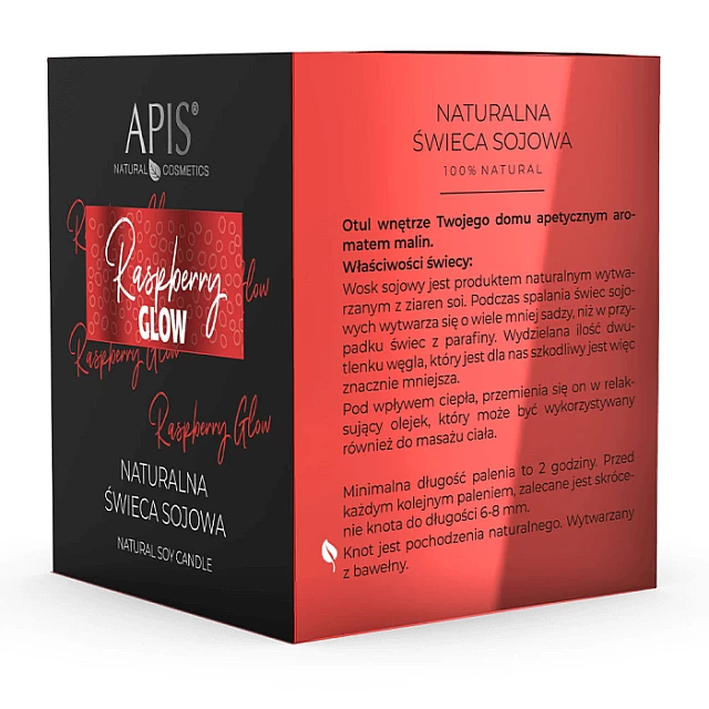 100 NATURE Kozmetička Sveća “Raspberry Glow” 220g | APIS COSMETICS | Kozmo 100 NATURE Kozmetička Sveća “Raspberry Glow” 220g | APIS COSMETICS | Kozmo