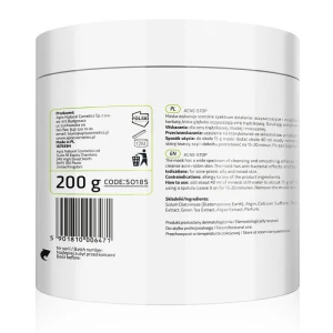 ACNE - STOP - Maska od algi za kožu sklonu aknama sa bambusom, zelenim čajem i crnim blatom iz Mrtvog mora 200g