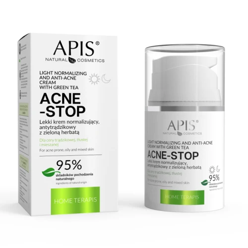 ACNE - STOP Krema za lice za kožu sklonu aknama sa zelenim čajem 50 ml 