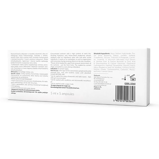 AMPULES Koncentrat za popunjavanje i zatezanje lica sa LINEFILL™ kompleksom 5x5ml |APIS COSMETICS| Kozmo AMPULES Koncentrat za popunjavanje i zatezanje lica sa LINEFILL™ kompleksom 5x5ml |APIS COSMETICS| Kozmo