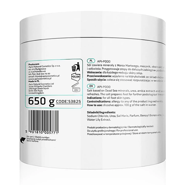 API-PODO So za Negu Stopala sa Ureom 650g | APIS COSMETICS | Kozmo API-PODO So za Negu Stopala sa Ureom 650g | APIS COSMETICS | Kozmo
