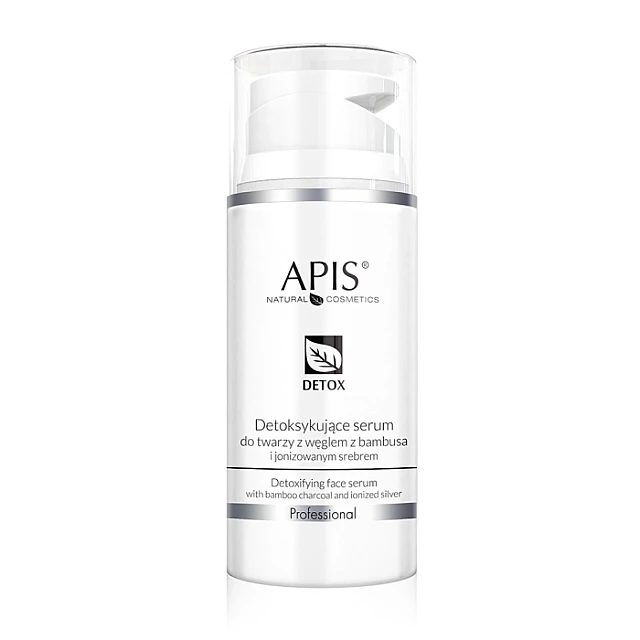 DETOX Serum za lice za detoksikaciju sa bambusovim ugljem i jonizovanim srebrom 100ml |APIS COSMETICS| Kozmo