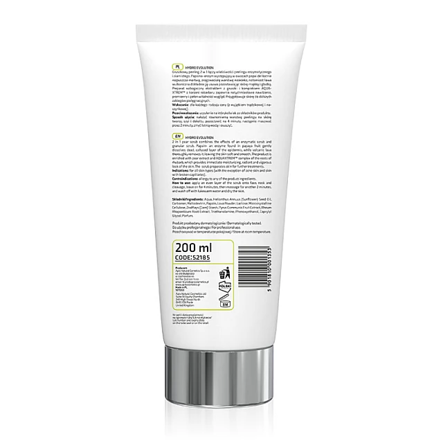 HYDRO EVOLUTION - Enzimski piling za lice od kruške sa vulkanskom lavom 2u1 200 ml  | APIS COSMETICS | Kozmo
