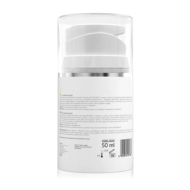 HYDRO EVOLUTION Hidratantna krema za lice sa kruškom i rabarbarom AKUAKSTREM™ 50 ml |APIS COSMETICS| Kozmo