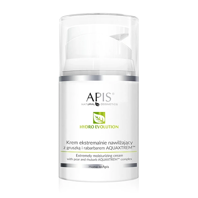 HYDRO EVOLUTION Hidratantna krema za lice sa kruškom i rabarbarom AKUAKSTREM™ 50 ml |APIS COSMETICS| Kozmo