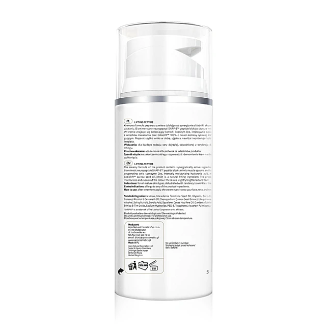 LIFTING PEPTIDE - Krema za zatezanje lica 100 ml | APIS COSMETICS | Kozmo