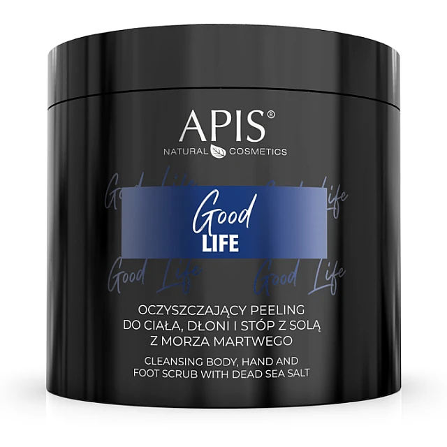 PERFUME LINE Piling ze Telo sa Mineralima iz Mrtvog Mora “Good Life”  700 g | APIS COSMETICS | Kozmo