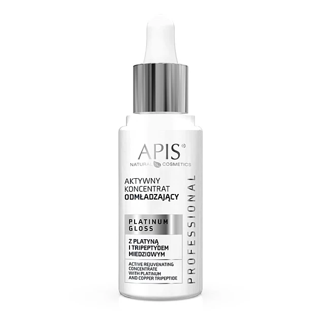 PLATINUM GLOSS Aktivni koncentrovani serum za podmlađivanje lica sa tripeptidom platine i bakra 30ml |APIS COSMETICS| Kozmo PLATINUM GLOSS Aktivni koncentrovani serum za podmlađivanje lica sa tripeptidom platine i bakra 30ml |APIS COSMETICS| Kozmo