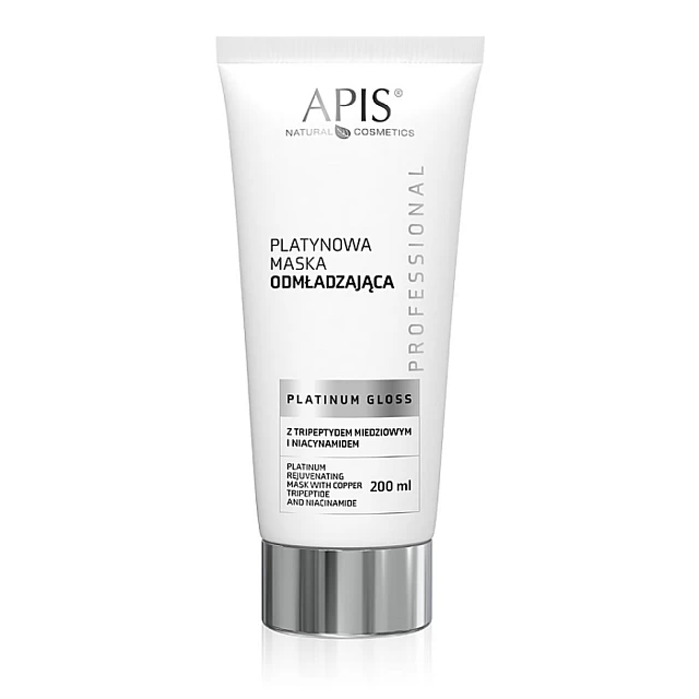 PLATINUM GLOSS Maska za lice za podmlađivanje sa bakarnim tripeptidom i niacinamidom 200ml |APIS COSMETICS| Kozmo PLATINUM GLOSS Maska za lice za podmlađivanje sa bakarnim tripeptidom i niacinamidom 200ml |APIS COSMETICS| Kozmo