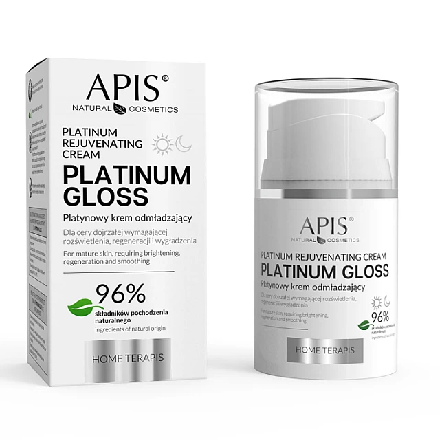 PLATINUM GLOSS Platinum krema za podmlađivanje za lice 50ml |APIS COSMETICS| Kozmo PLATINUM GLOSS Platinum krema za podmlađivanje za lice 50ml |APIS COSMETICS| Kozmo