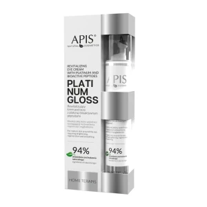 PLATINUM GLOSS Revitalizujuća krema za predeo oko očiju sa platinom i bioaktivnim peptidima 10ml