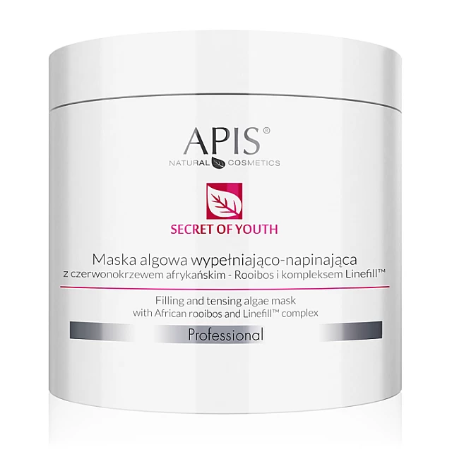 SECRET OF YOUTH Maska protiv bora i za zatezanje lica od algi sa Rooibos i Linefill™ kompleksom 200g |APIS COSMETICS| Kozmo SECRET OF YOUTH Maska protiv bora i za zatezanje lica od algi sa Rooibos i Linefill™ kompleksom 200g |APIS COSMETICS| Kozmo