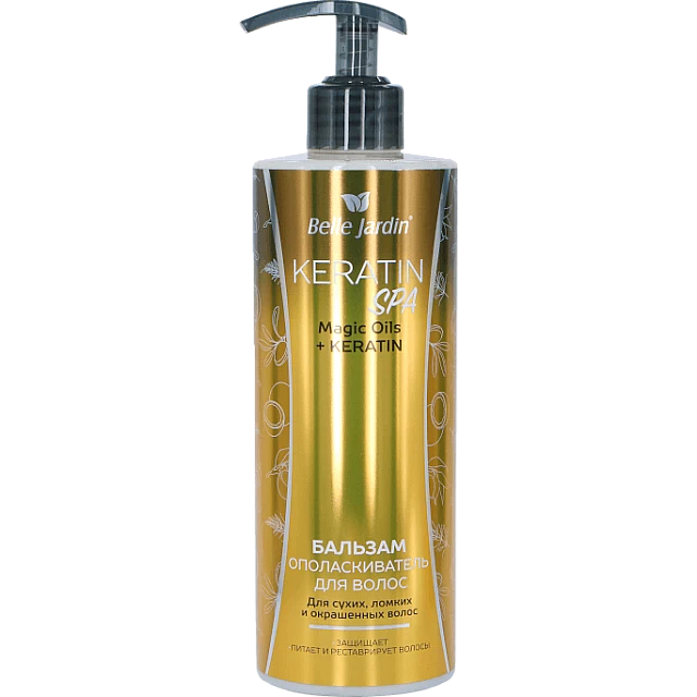 Balzam za suvu i tanku kosu Magično ulje i Keratin KERATIN SPA 500 ml | Belle Jardin Cosmetics | Kozmo Balzam za suvu i tanku kosu Magično ulje i Keratin KERATIN SPA 500 ml | Belle Jardin Cosmetics | Kozmo