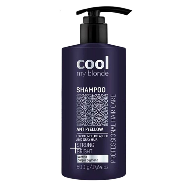 Ljubičasti šampon za plavu kosu protiv žutila sa keratinom COOL MY BLOND 500ml | CHANTAL | Kozmo Shop Online Ljubičasti šampon za plavu kosu protiv žutila sa keratinom COOL MY BLOND 500ml | CHANTAL | Kozmo Shop Online
