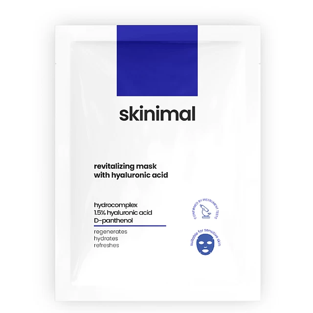Maska za lice sa hijaluronskom kiselinom 15ml Kozmo Skinimal 5907747330948 Maska za lice sa hijaluronskom kiselinom 15ml Kozmo Skinimal 5907747330948