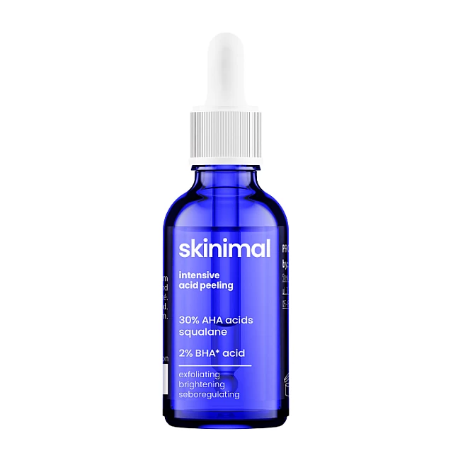Piling za lice AHA 30% i BHA 2% 30ml Kozmo Skinimal 5907747317048 Piling za lice AHA 30% i BHA 2% 30ml Kozmo Skinimal 5907747317048