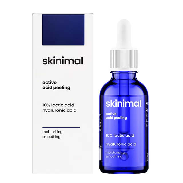 Piling za lice mlečna kiselina 10% i hijaluronska kiselina 30ml Kozmo Skinimal  5907747317055