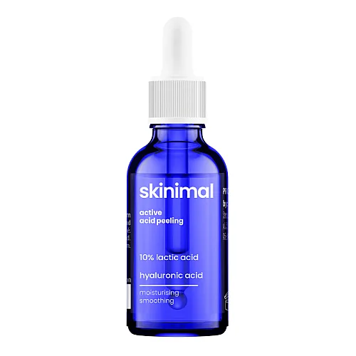 Piling za lice – mlečna kiselina 10% + hijaluronska kiselina 30ml Skinimal