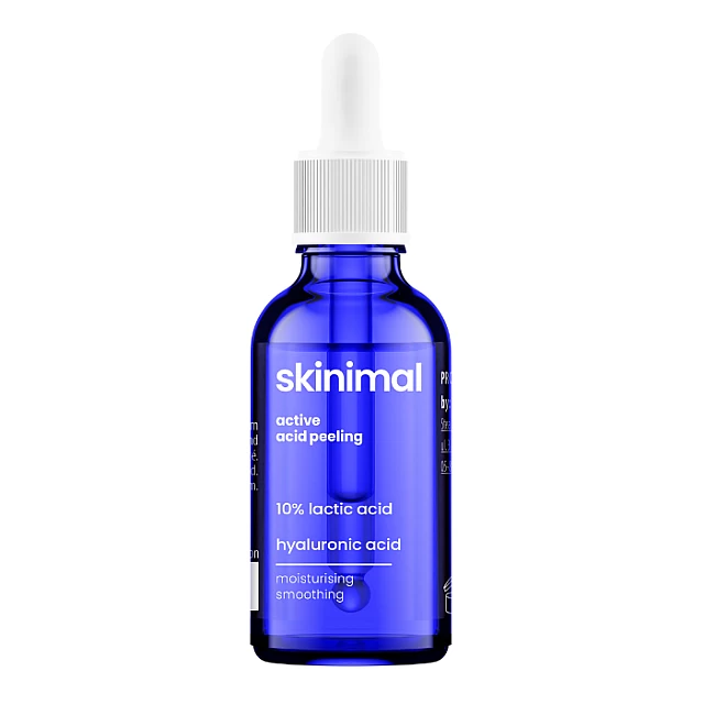 Piling za lice mlečna kiselina 10% i hijaluronska kiselina 30ml Kozmo Skinimal 5907747317055 Piling za lice mlečna kiselina 10% i hijaluronska kiselina 30ml Kozmo Skinimal 5907747317055