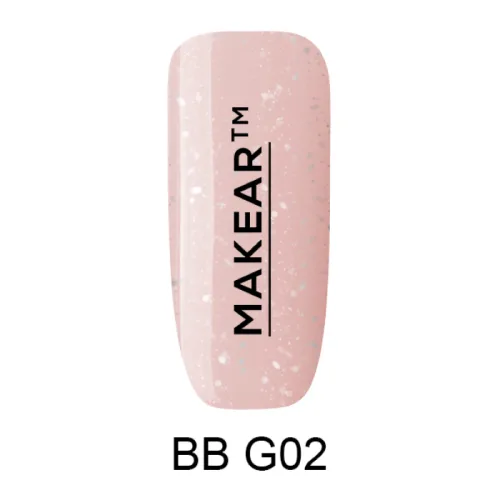Bazni gel G02 Glitter 8 ml MAKEAR