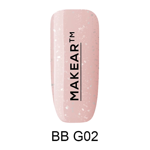 Bazni gel G02 Glitter 8 ml MAKEAR 5907508485962| MAKEAR | Kozmo Bazni gel G02 Glitter 8 ml MAKEAR 5907508485962| MAKEAR | Kozmo