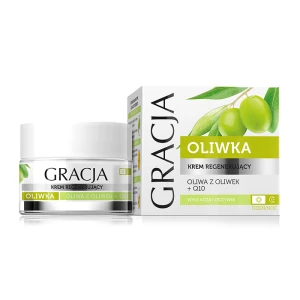 Regenerativna krema za suvu kožu lica sa uljem maslina i koenzimom Q10 za antiage efekat 50 ml GRACJA 