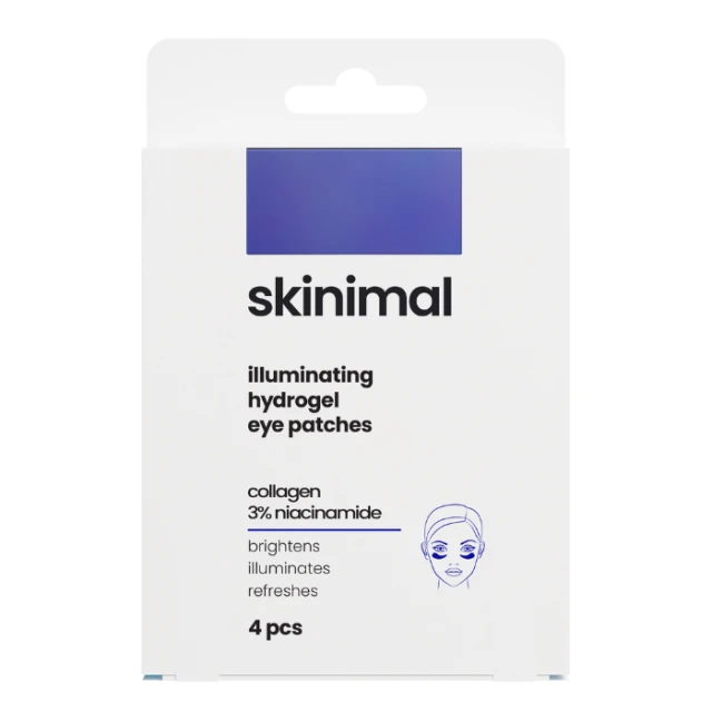 Hidrogel jastučići za podočnjake sa hijaluronskom kiselinom i peptidima Skinimal 4 komada 5907747334922 Kozmo