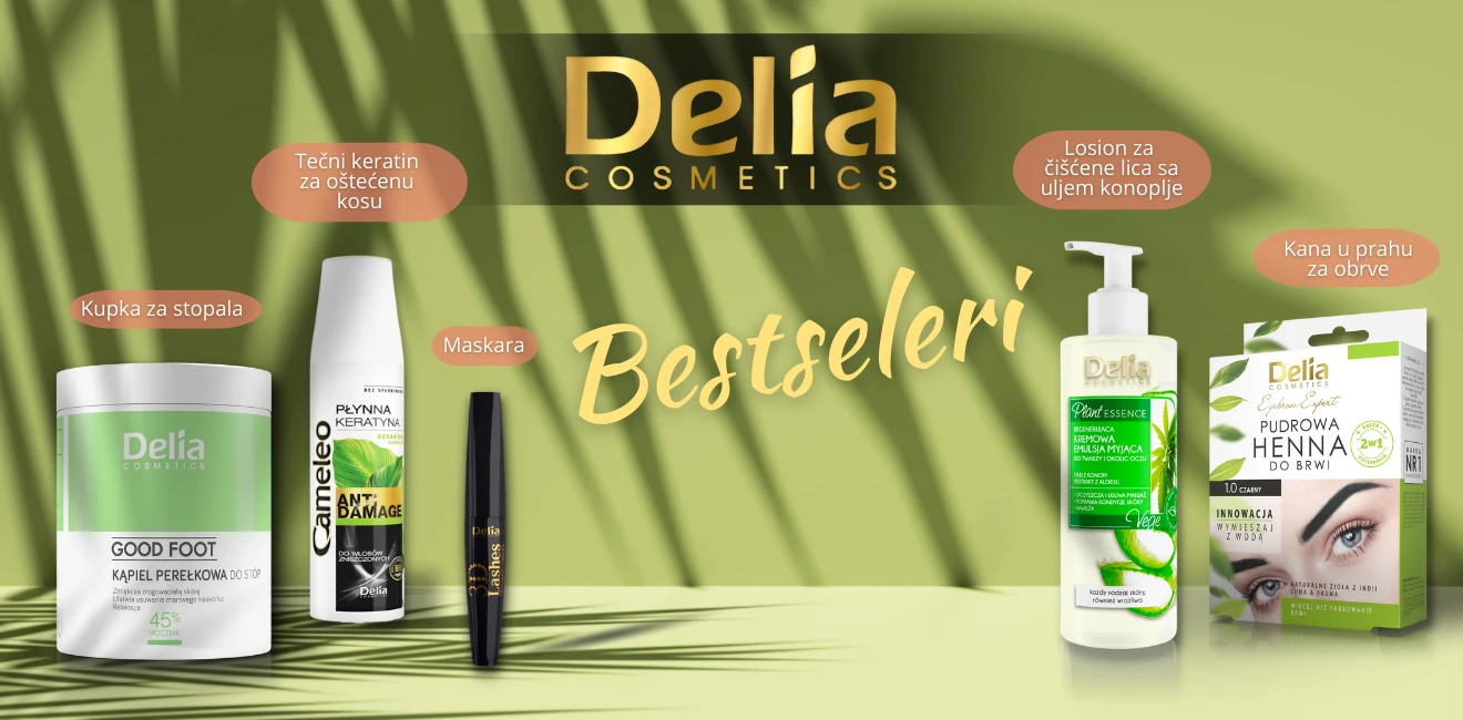 DELIA Cosmetics - Bestseleri