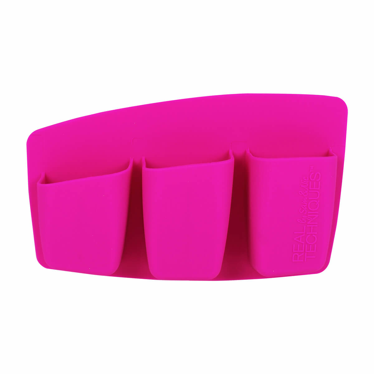 Roze stalak za makeup pribor sa tri džepa REAL TECHNIQUES EXPERT ORGANIZER  | Kozmo