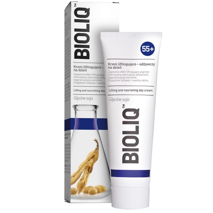 Bioliq 55+ Hranljiva dnevna krema za lice sa lifiting efektom 50ml 5906071023458 ⏐ Bioliq ⏐ Kozmo.rs