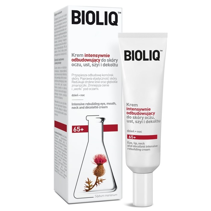 Bioliq 65+ Intenzivno regenerativna krema za predeo oko očiju, usana, vrat i dekolte 30 ml 5902802702425 ⏐ Bioliq ⏐ Kozmo.rs