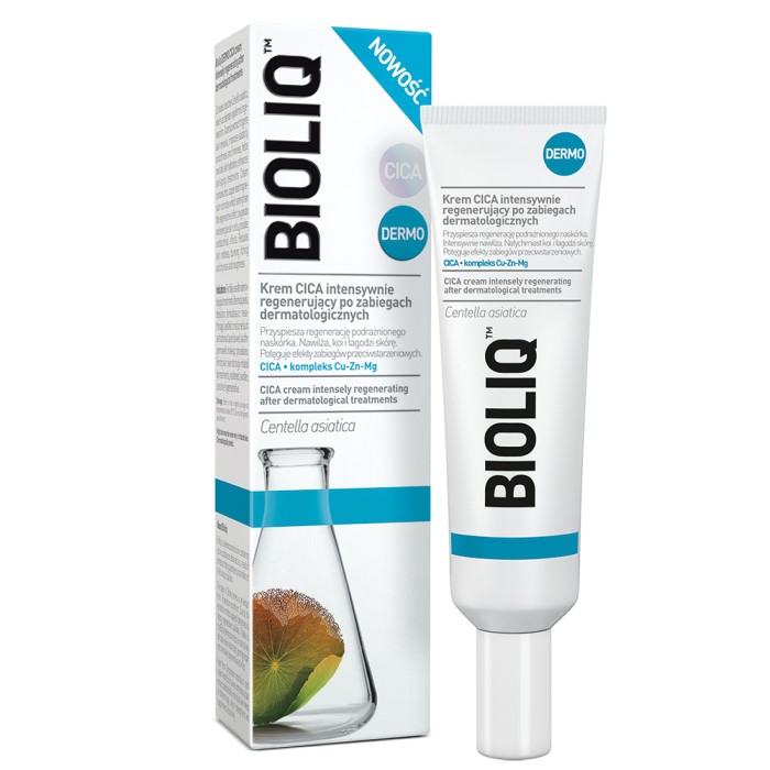 Krema za intenzivnu regeneraciju kože lica posle dermatoloških tretmana Bioliq Dermo Cica 30ml 5902802705891 ⏐ Bioliq ⏐ Kozmo.rs