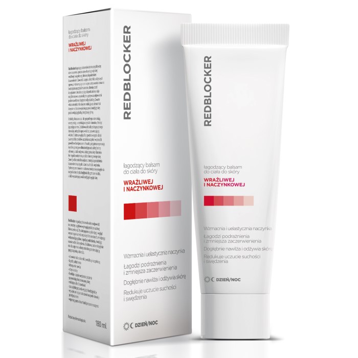 Losion za telo sa osetljivom i kuperoznom kožom Redblocker 180 ml 5902802704382 ⏐ Redblocker ⏐ Kozmo.rs