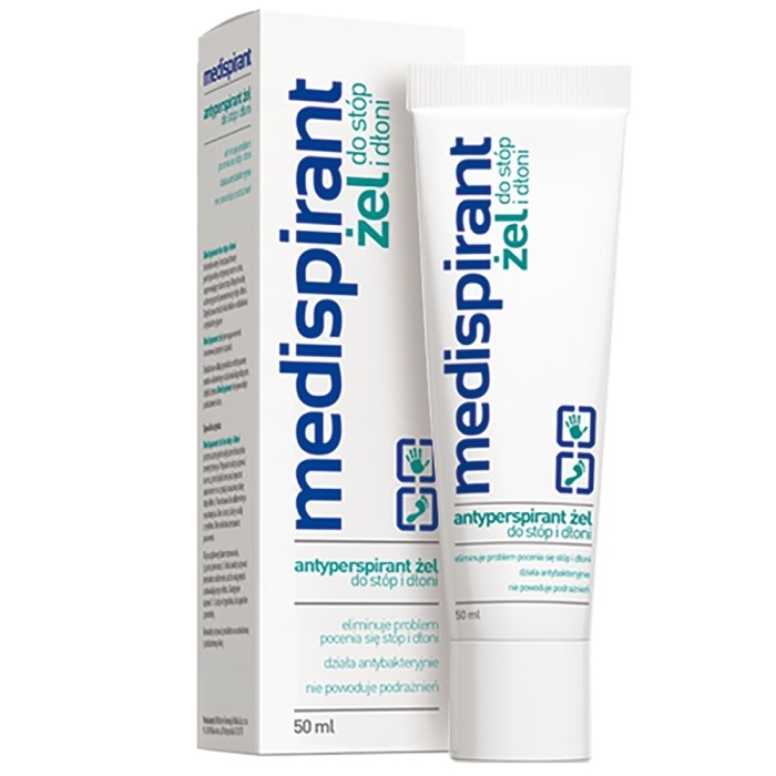 MEDISPIRANT Antiperspirant u gelu za ruke i stopala 50ml 5906071003320 ⏐ Bioliq ⏐ Kozmo.rs