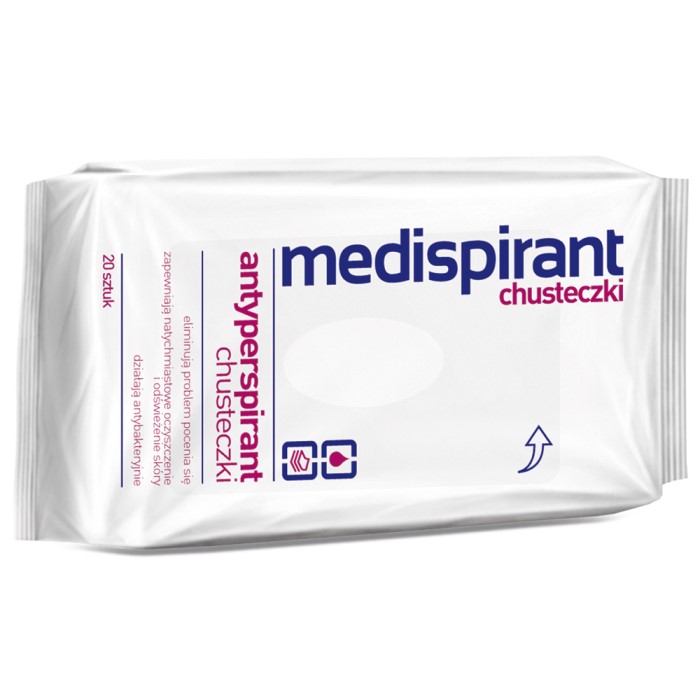 MEDISPIRANT Antiperspirant vlažne maramice 20kom 5906071004570 ⏐ Bioliq ⏐ Kozmo.rs