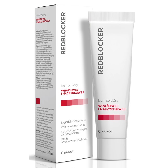 Noćna krema za osetljivu i kuperoznu kožu Redblocker 50 ml 5906071023861 ⏐ Redblocker ⏐ Kozmo.rs