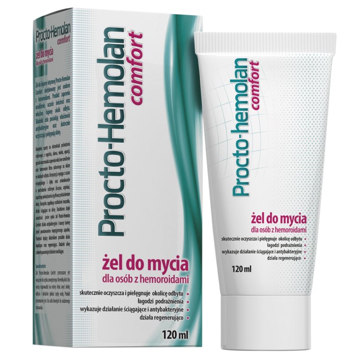 PROCTO-HEMOLAN COMFORT Gel za negu perianalnog područja 120ml 5906071024035  ⏐ Bioliq ⏐ Kozmo.rs