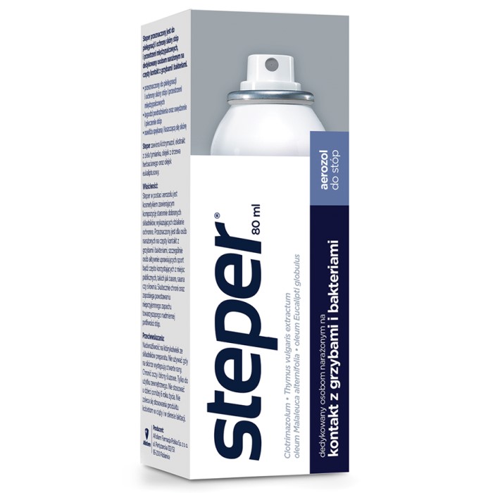 STEPER Antifugalni sprej za stopala i nokte 80ml 5908275682202 ⏐ Bioliq ⏐ Kozmo.rs