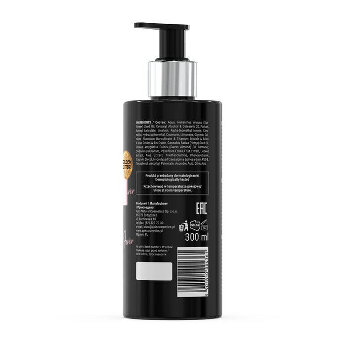 PERFUME LINE - Mirišljavi losion za telo za šljokicama NIGHT FEVER  300 ml | APIS COSMETICS | Kozmo