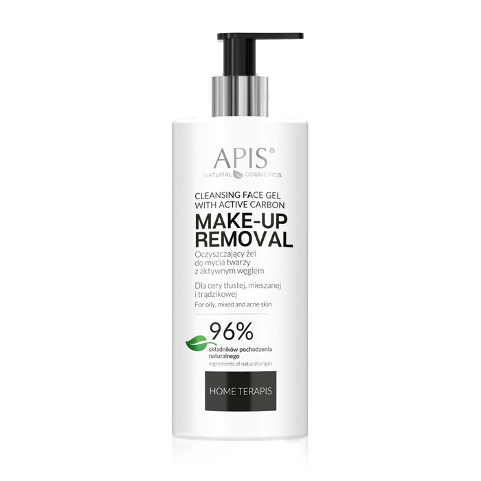 HOME TERAPIS Gel za čišćenje lica sa aktivnim ugljem 300ml  | APIS COSMETICS | Kozmo