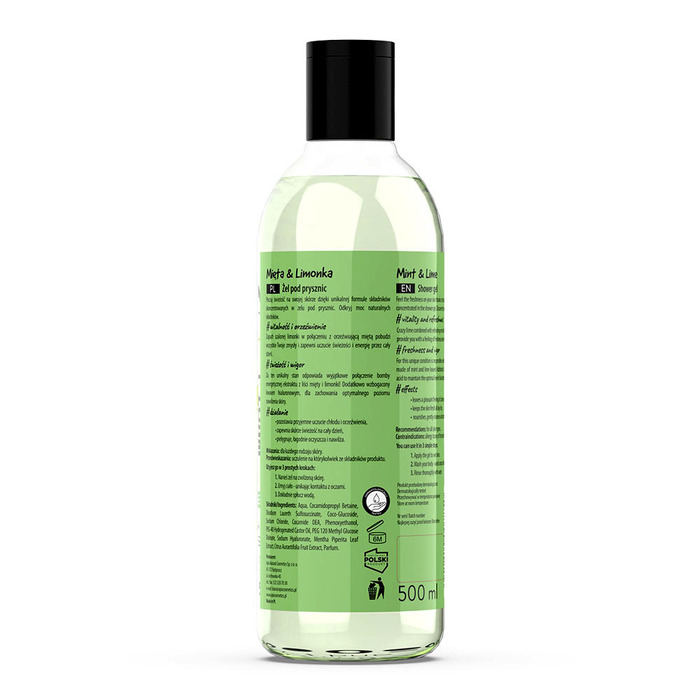 ENERGY SHOT - Gel za tuširanje sa mirisom nane i limete 500ml | APIS COSMETICS | Kozmo