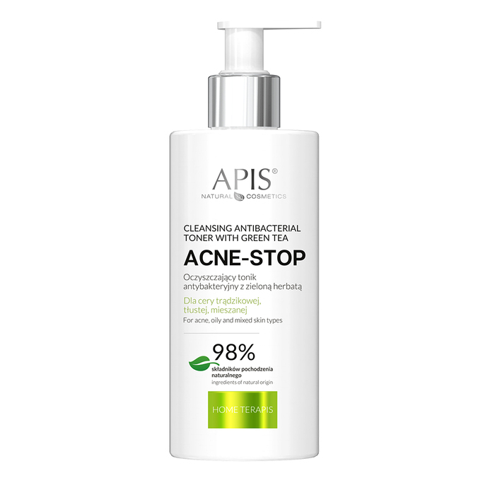 ACNE - STOP Čišćenje lica - Antibakterijski tonik sa zelenim čajem 300 ml