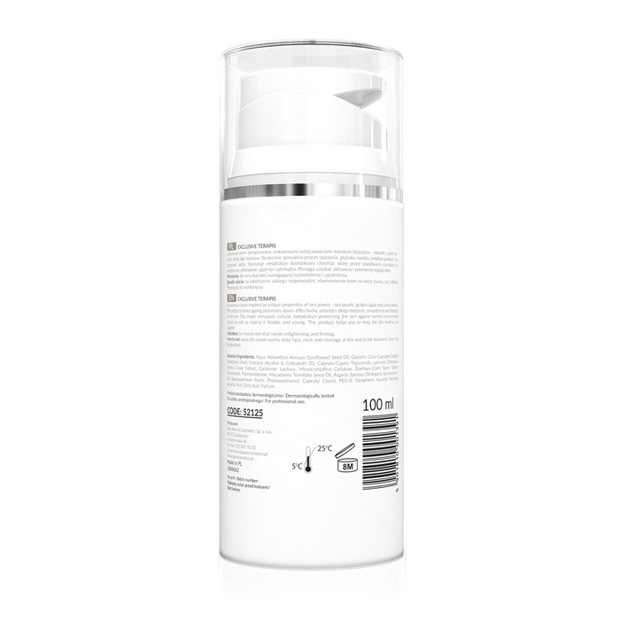 EXCLUSIVE TERAPIS - Krema za lice za posvetljivanje kože sa biserom, zlatnim algama i kavijarom - 100 ml | APIS COSMETICS | Kozmo