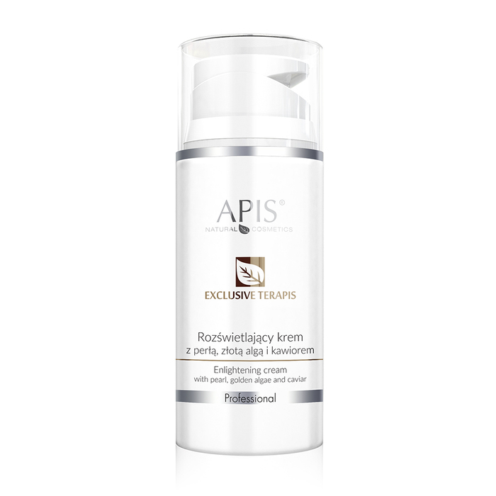 EXCLUSIVE TERAPIS - Krema za lice za posvetljivanje kože sa biserom, zlatnim algama i kavijarom - 100 ml | APIS COSMETICS | Kozmo