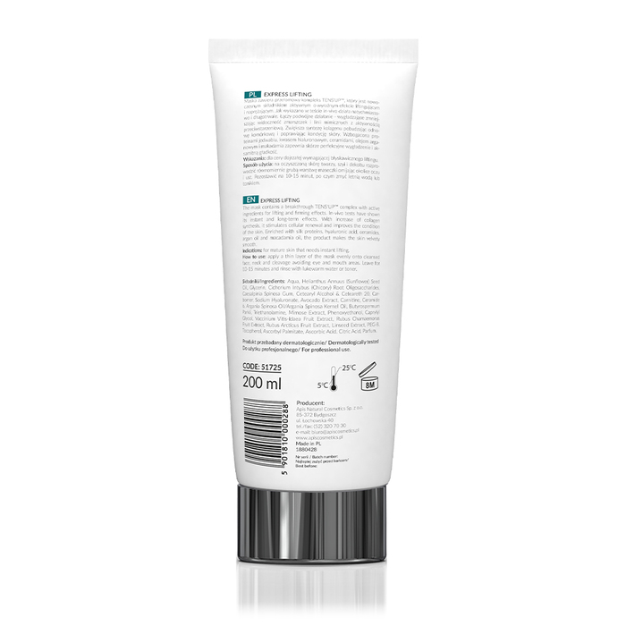 EXPRESS LIFTING Maska za zatezanje kože lica sa TENS'UP™ kompleksom 200ml |APIS COSMETICS| Kozmo