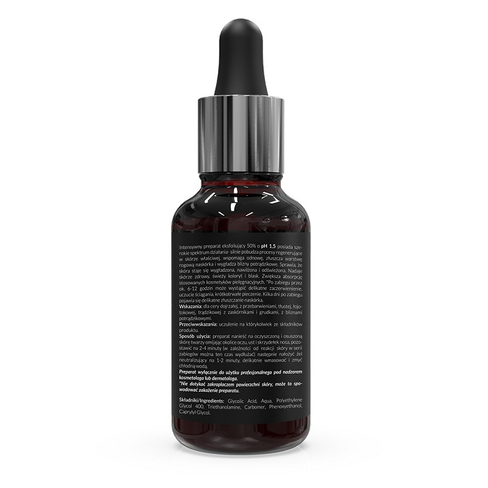 EXFOLIATION Serum za piling kože lica Glikolna kiselina 50% 50ml | APIS COSMETICS | Kozmo